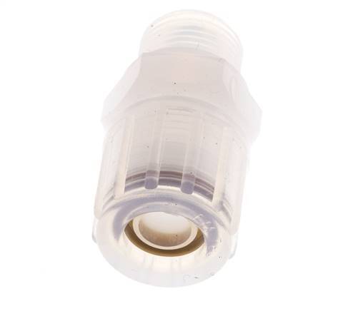 12x9mm & G3/8'' PFA Straight Cutting Fitting with Male Threads 10 bar