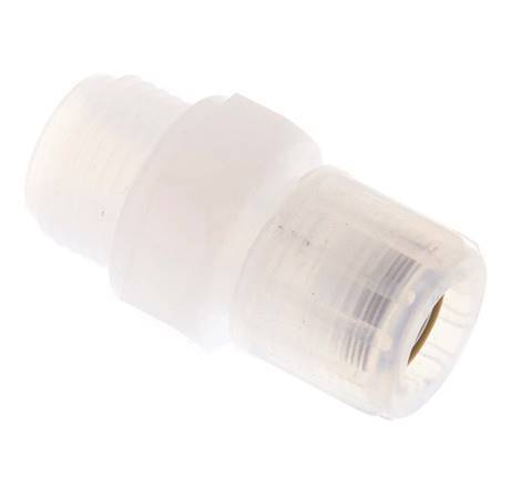 12x9mm & G1/2'' PFA Straight Cutting Fitting with Male Threads 10 bar