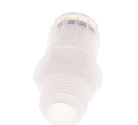 12x10mm & G1/2'' PFA Straight Cutting Fitting with Male Threads 10 bar