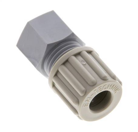 8x6mm & G1/8'' PA Straight Compression Fitting with Female Threads 10 bar [2 Pieces]