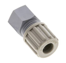 8x6mm & G1/8'' PA Straight Compression Fitting with Female Threads 10 bar [2 Pieces]