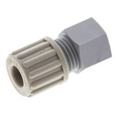 8x6mm & G1/8'' PA Straight Compression Fitting with Female Threads 10 bar [2 Pieces]