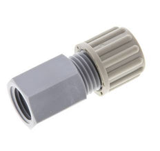 8x6mm & G1/4'' PA Straight Compression Fitting with Female Threads 10 bar [2 Pieces]