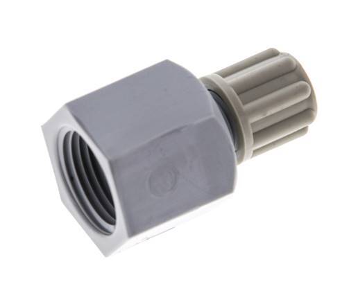 6x4mm & G3/8'' PA Straight Compression Fitting with Female Threads 10 bar [2 Pieces]