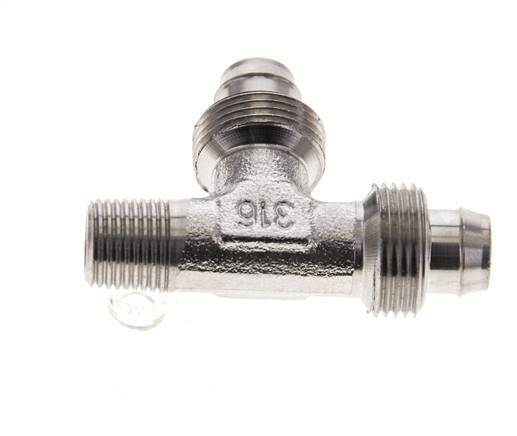 8x6mm & G1/4'' PVDF Elbow Compression Fitting with Male Threads 10 bar