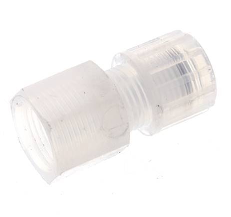 10x8mm & G3/8'' PFA Straight Cutting Fitting with Female Threads 10 bar