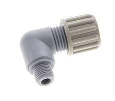 8x6mm & G1/8'' PA Elbow Compression Fitting with Male Threads 10 bar [2 Pieces]