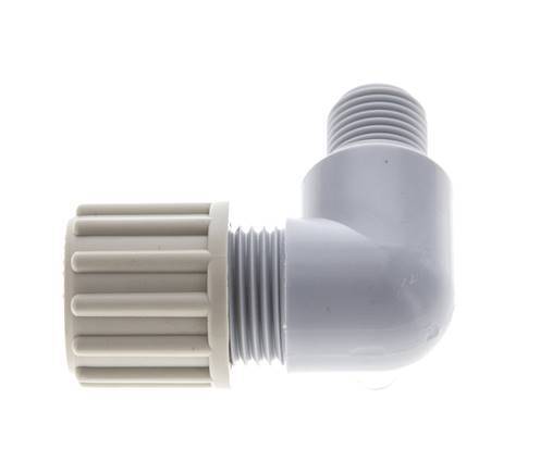 12x9mm & G1/4'' PA Elbow Compression Fitting with Male Threads 10 bar