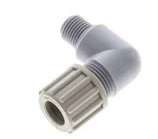 12x9mm & G1/4'' PA Elbow Compression Fitting with Male Threads 10 bar