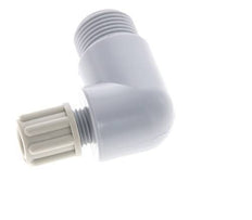 6x4mm & G3/8'' PA Elbow Compression Fitting with Male Threads 10 bar [2 Pieces]