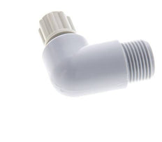 6x4mm & G3/8'' PA Elbow Compression Fitting with Male Threads 10 bar [2 Pieces]