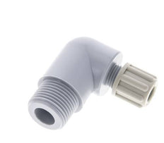 6x4mm & G3/8'' PA Elbow Compression Fitting with Male Threads 10 bar [2 Pieces]