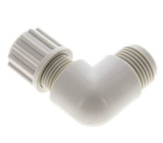 10x8mm & G3/8'' PVDF Elbow Compression Fitting with Male Threads 10 bar