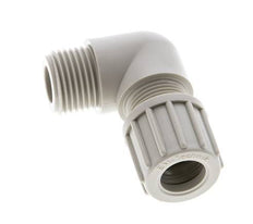 10x8mm & G1/8'' PVDF Elbow Compression Fitting with Male Threads 10 bar