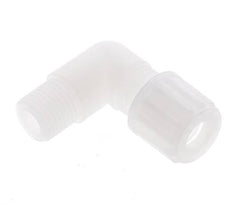 8x6mm & G1/4'' PVDF Elbow Compression Fitting with Male Threads 10 bar