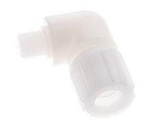 14x12mm & G1/4'' PVDF Elbow Compression Fitting with Male Threads 10 bar