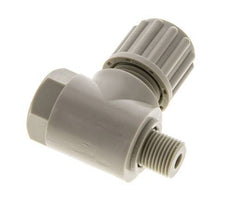 8x6mm & G1/8'' PP Elbow Compression Fitting with Male Threads with Banjo Bolt 10 bar