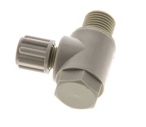 6x4mm & G1/4'' PP Elbow Compression Fitting with Male Threads with Banjo Bolt 10 bar