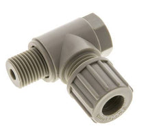 10x8mm & G1/4'' PP Elbow Compression Fitting with Male Threads with Banjo Bolt 10 bar