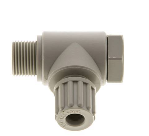 8x6mm & G3/8'' PP Elbow Compression Fitting with Male Threads with Banjo Bolt 10 bar