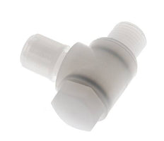 6x4mm & G1/4'' PVDF Elbow Compression Fitting with Male Threads with Banjo Bolt 10 bar