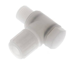 8x6mm & G1/4'' PVDF Elbow Compression Fitting with Male Threads with Banjo Bolt 10 bar