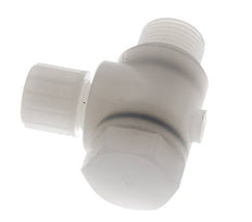 10x8mm & G1/2'' PVDF Elbow Compression Fitting with Male Threads with Banjo Bolt 10 bar