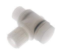 12x10mm & G1/2'' PVDF Elbow Compression Fitting with Male Threads with Banjo Bolt 10 bar
