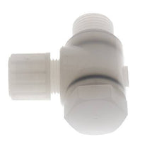 12x10mm & G1/2'' PVDF Elbow Compression Fitting with Male Threads with Banjo Bolt 10 bar