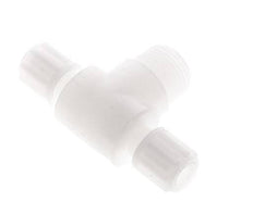 8x6mm & G3/8'' PVDF T-Shape Tee Compression Fitting with Male Threads 10 bar