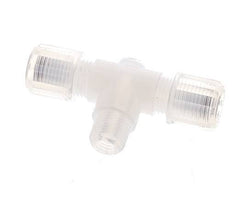 6x4mm & G1/8'' PFA T-Shape Tee Cutting Fitting with Male Threads 10 bar