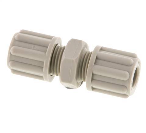 6x4mm PP Straight Compression Fitting 10 bar [2 Pieces]
