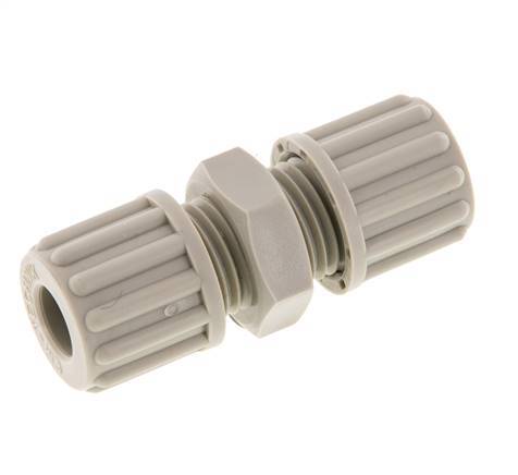8x6mm PP Straight Compression Fitting 10 bar