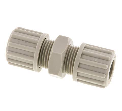 12x10mm PP Straight Compression Fitting 10 bar