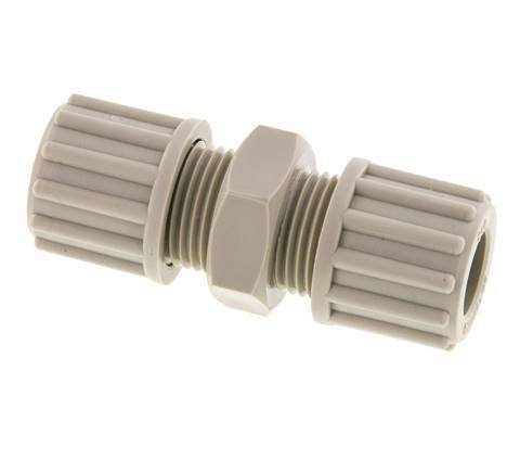 12x10mm PP Straight Compression Fitting 10 bar
