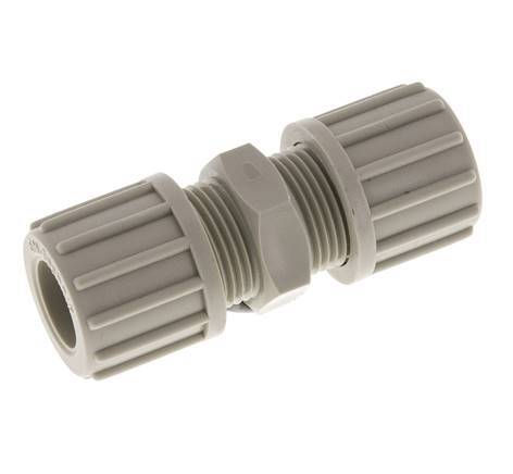 6x4mm PVDF Straight Compression Fitting 10 bar