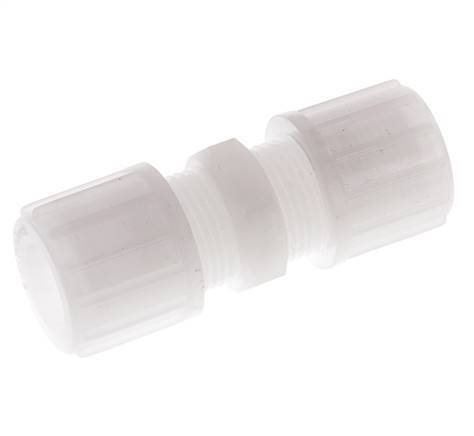 14x12mm PVDF Straight Compression Fitting 10 bar