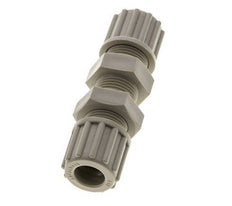 12x9mm PP Straight Compression Fitting Bulkhead 10 bar