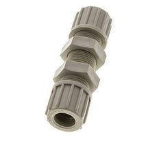 14x12mm PP Straight Compression Fitting Bulkhead 10 bar