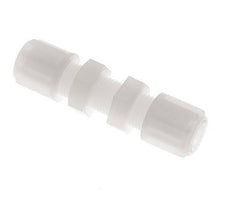 6x4mm PVDF Straight Compression Fitting Bulkhead 10 bar