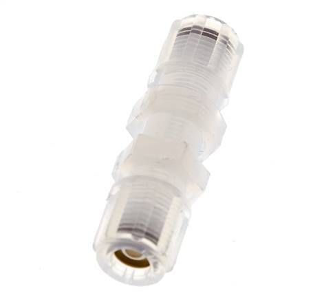 6x4mm & PFA Straight Compression Fitting Bulkhead 10 bar