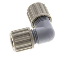 8x6mm PA Elbow Compression Fitting 10 bar [2 Pieces]