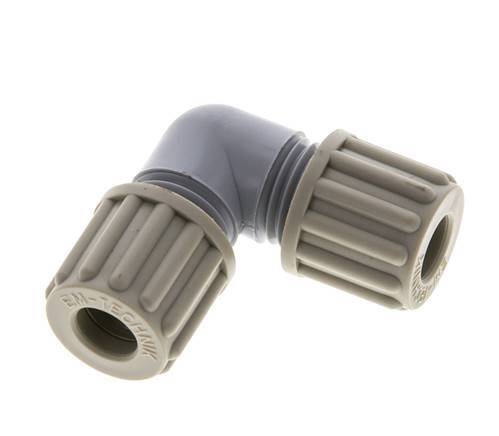 8x6mm PA Elbow Compression Fitting 10 bar [2 Pieces]