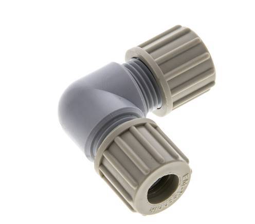 10x8mm PA Elbow Compression Fitting 10 bar [2 Pieces]