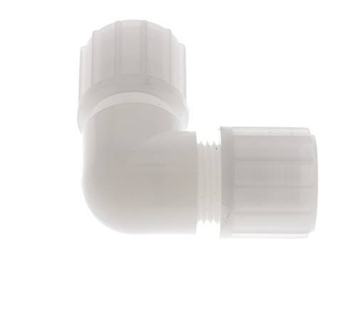 14x12mm PVDF Elbow Compression Fitting 10 bar