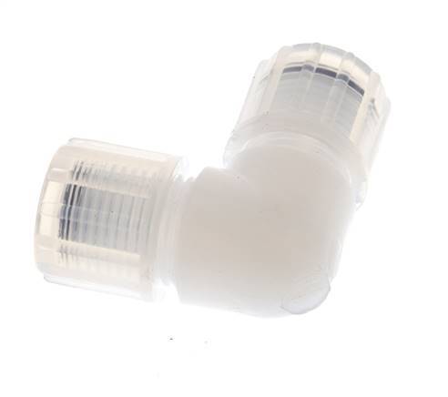 Pfa Compression 10x8mm & PFA Elbow Compression Fitting with Female Threads 10 bar ...