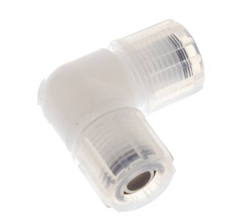 10x8mm & PFA Elbow Compression Fitting with Female Threads 10 bar