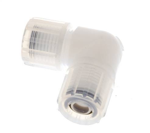 10x8mm & PFA Elbow Compression Fitting with Female Threads 10 bar