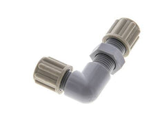 6x4mm PA Elbow Compression Fitting Bulkhead 10 bar [2 Pieces]