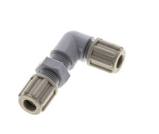 6x4mm PA Elbow Compression Fitting Bulkhead 10 bar [2 Pieces]